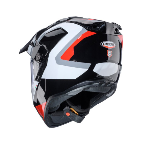 Caberg Tanami Scram Black/Red/White Adventure Helmet - Caberg Tanami Scram Black/Red/White Adventure Helmet -