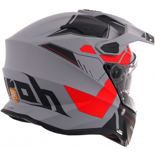 Airoh Commander 2 Helmet - Reveal Red Fluo Matt - Airoh Commander 2 Helmet - Reveal Red Fluo Matt -