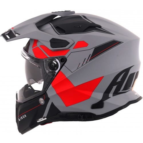 Airoh Commander 2 Helmet - Reveal Red Fluo Matt - Airoh Commander 2 Helmet - Reveal Red Fluo Matt -