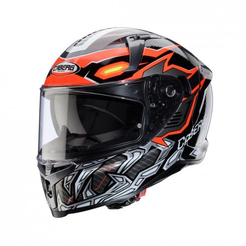 Caberg Avalon X Gurkha Black/Grey/Orange Fluo Helmet - 