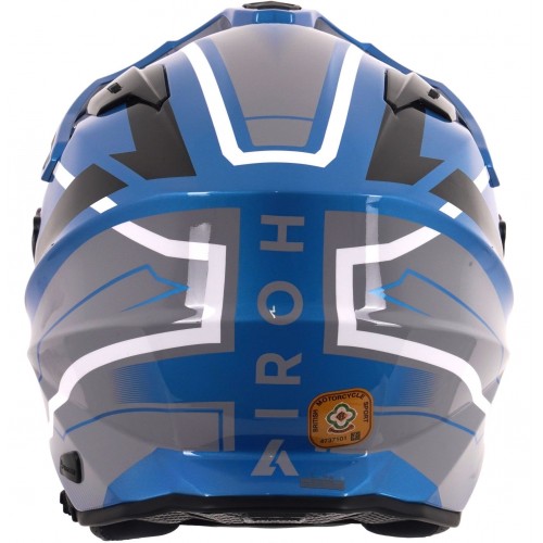Airoh Commander 2 Helmet - Mavick Cerulean Blue - Airoh Commander 2 Helmet - Mavick Cerulean Blue -