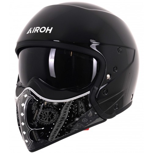 Airoh J110 Helmet - Paesly Black Gloss - 