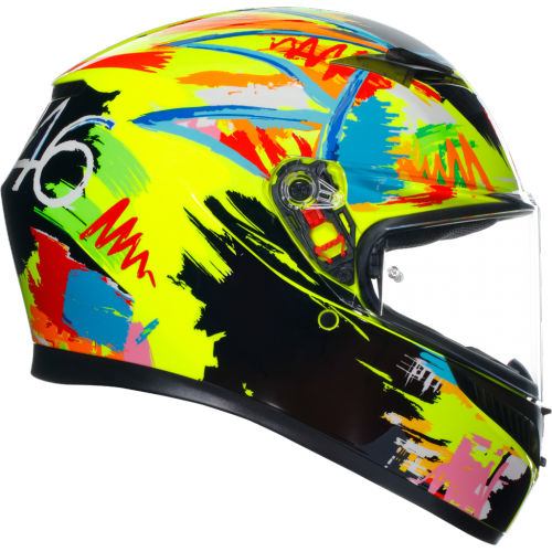 AGV K3 ROSSI WINTER TEST 2019, Full Face Helmet - AGV K3 ROSSI WINTER TEST 2019, Full Face Helmet -