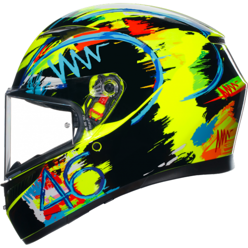 AGV K3 ROSSI WINTER TEST 2019, Full Face Helmet - AGV K3 ROSSI WINTER TEST 2019, Full Face Helmet -