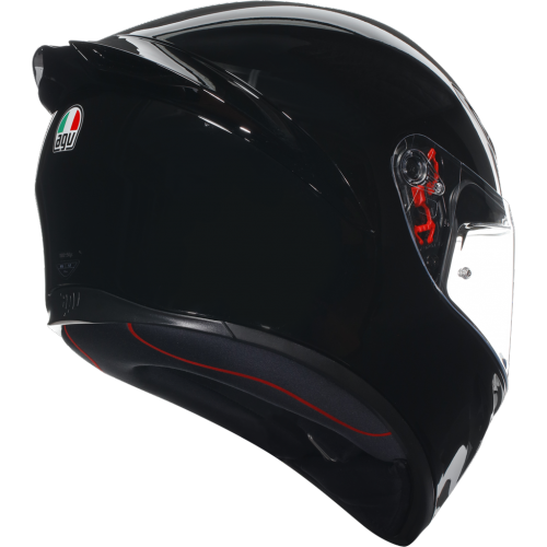AGV K1-S SOLID, Black, Full Face Helmet - AGV K1-S SOLID, Black, Full Face Helmet -
