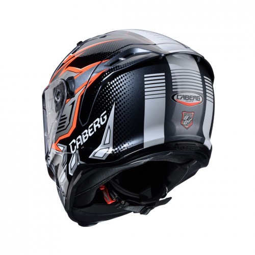 Caberg Avalon X Gurkha Black/Grey/Orange Fluo Helmet - Caberg Avalon X Gurkha Black/Grey/Orange Fluo Helmet -