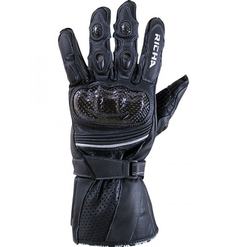 RICHA RAVINE LEATHER GLOVE BLACK - 