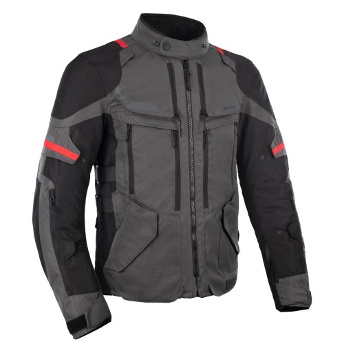 Oxfrod Rockland MS Jkt Charcoal Blk Red - 