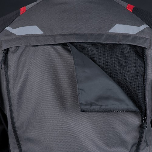 Oxfrod Rockland MS Jkt Charcoal Blk Red - Oxfrod Rockland MS Jkt Charcoal Blk Red -