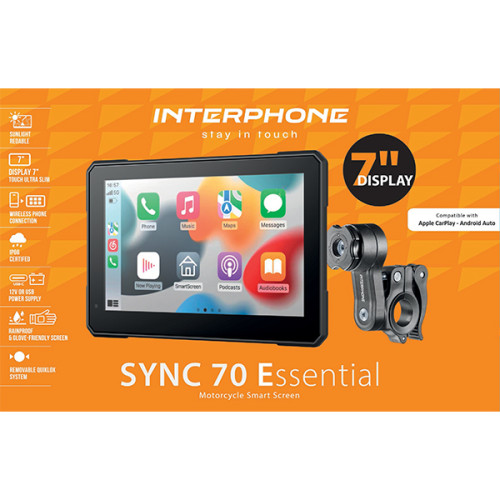 INTERPHONE SYNC70 ESSENTIAL SMART DISP