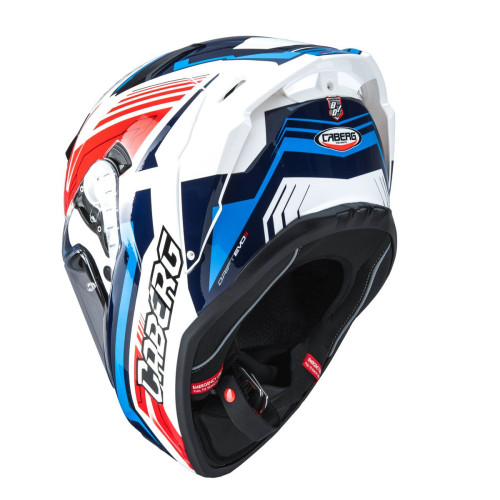 Caberg Drift Evo II Jarama White/Red/Blue Helmet Caberg Drift Evo II Jarama White/Red/Blue Helmet