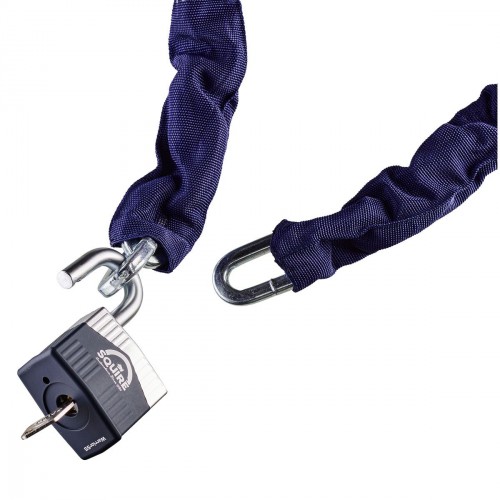 SQUIRE WARRIOR MAX 10MM CHAIN/65MM PADLOCK SQUIRE WARRIOR MAX 10MM CHAIN/65MM PADLOCK