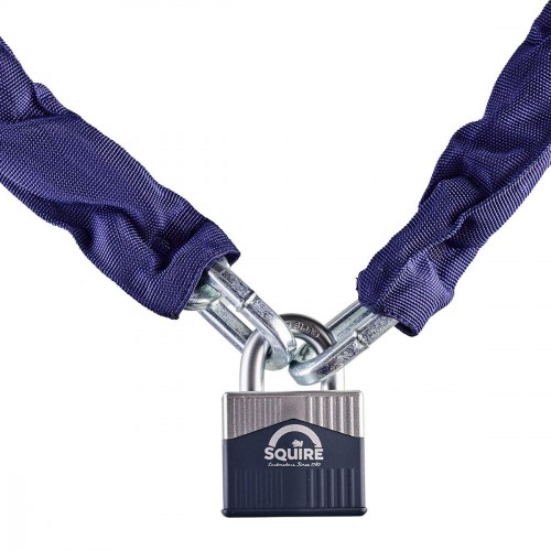 SQUIRE WARRIOR MAX 10MM CHAIN/65MM PADLOCK SQUIRE WARRIOR MAX 10MM CHAIN/65MM PADLOCK