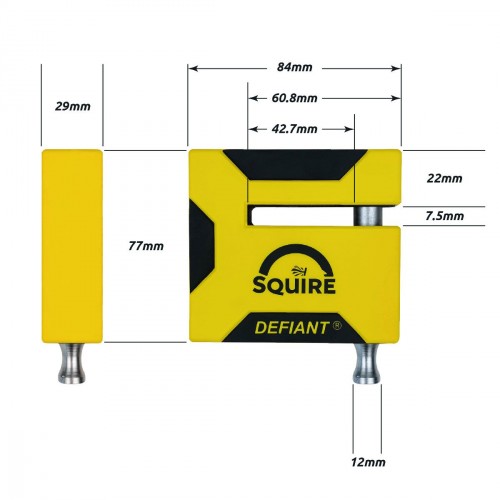 SQUIRE DEFIANT DISC LOCK SQUIRE DEFIANT DISC LOCK