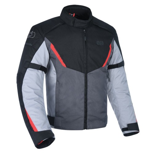 Oxford Delta 1.0 Jacket Black Grey & Red - 