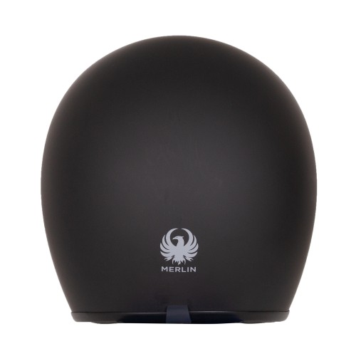 Merlin Blackbird Jet Helmet – Naked Matt Black Merlin Blackbird Jet Helmet – Naked Matt Black
