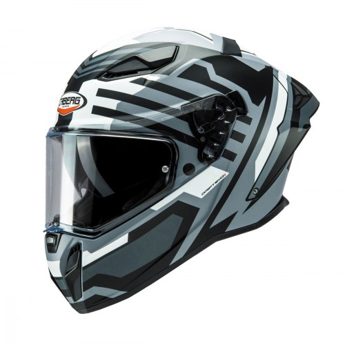 Caberg Drift Evo II Horizon Matt Grey/Black/White Full Face Motorcycle Helmet - 