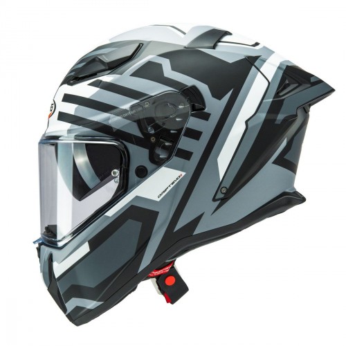 Caberg Drift Evo II Horizon Matt Grey/Black/White Full Face Motorcycle Helmet - 