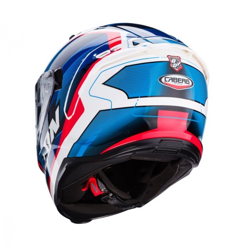 Caberg Avalon X Optic White/Blue/Red Helmet - Caberg Avalon X Optic White/Blue/Red Helmet -
