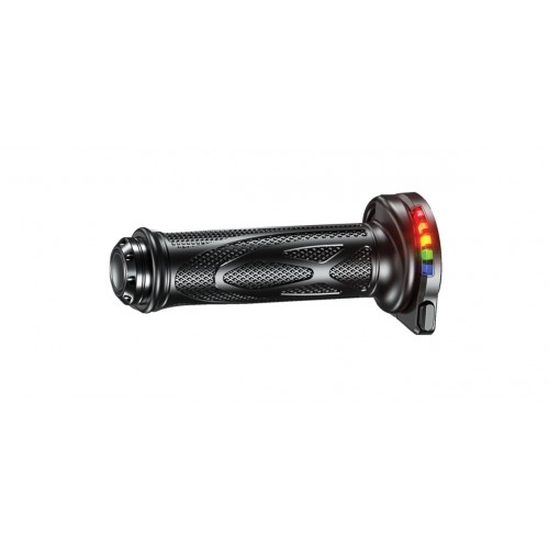 Bike It Commander Heated Grips With Integral Throttle Sleeve 22.2mm - 