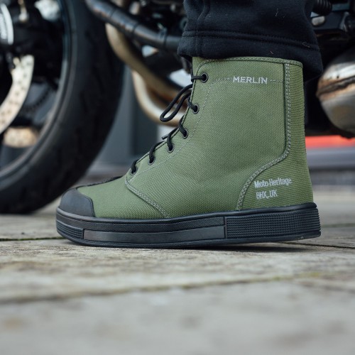 Merlin Knots Canvas Boots__
