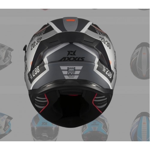 Axxis PANTHER SV PASSENGER A1 Matte White/Grey Axxis PANTHER SV PASSENGER A1 Matte White/Grey