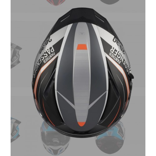 Axxis PANTHER SV PASSENGER A1 Matte White/Grey Axxis PANTHER SV PASSENGER A1 Matte White/Grey