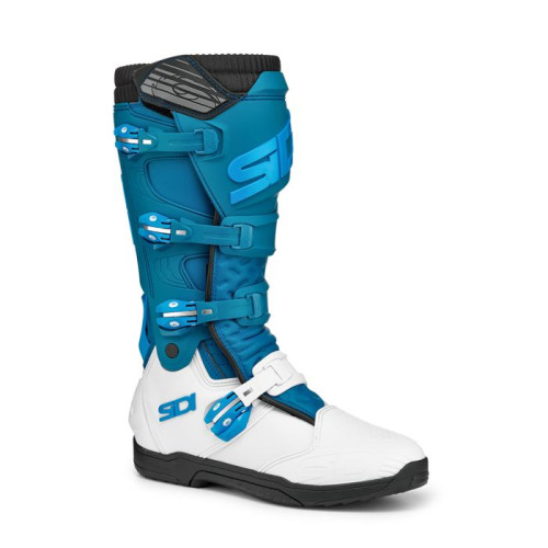 Sidi X-Power CE Boots White Petrol- Sidi X-Power CE Boots White Petrol-