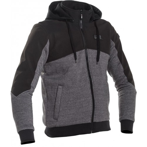 RICHA TITAN CORE HOODIE BLK/GREY 