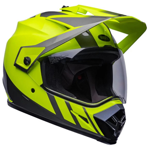 Bell MX-9 Adventure Mips Off-Road Helmet Dash Hi Viz Yellow Grey