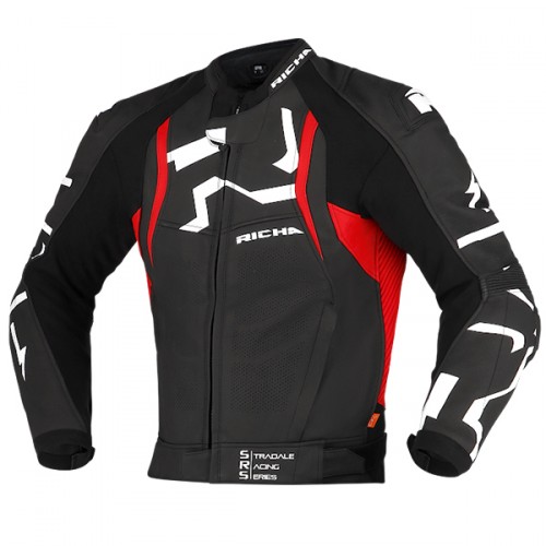 RICHA STRADALE JACKET BLACK/RED