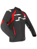 RICHA STRADALE TEX WP JACKET BLK/WH/RD - 