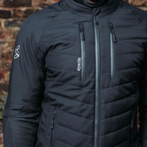 Spada Tino Quilted CE Jacket Black Spada Tino Quilted CE Jacket Black